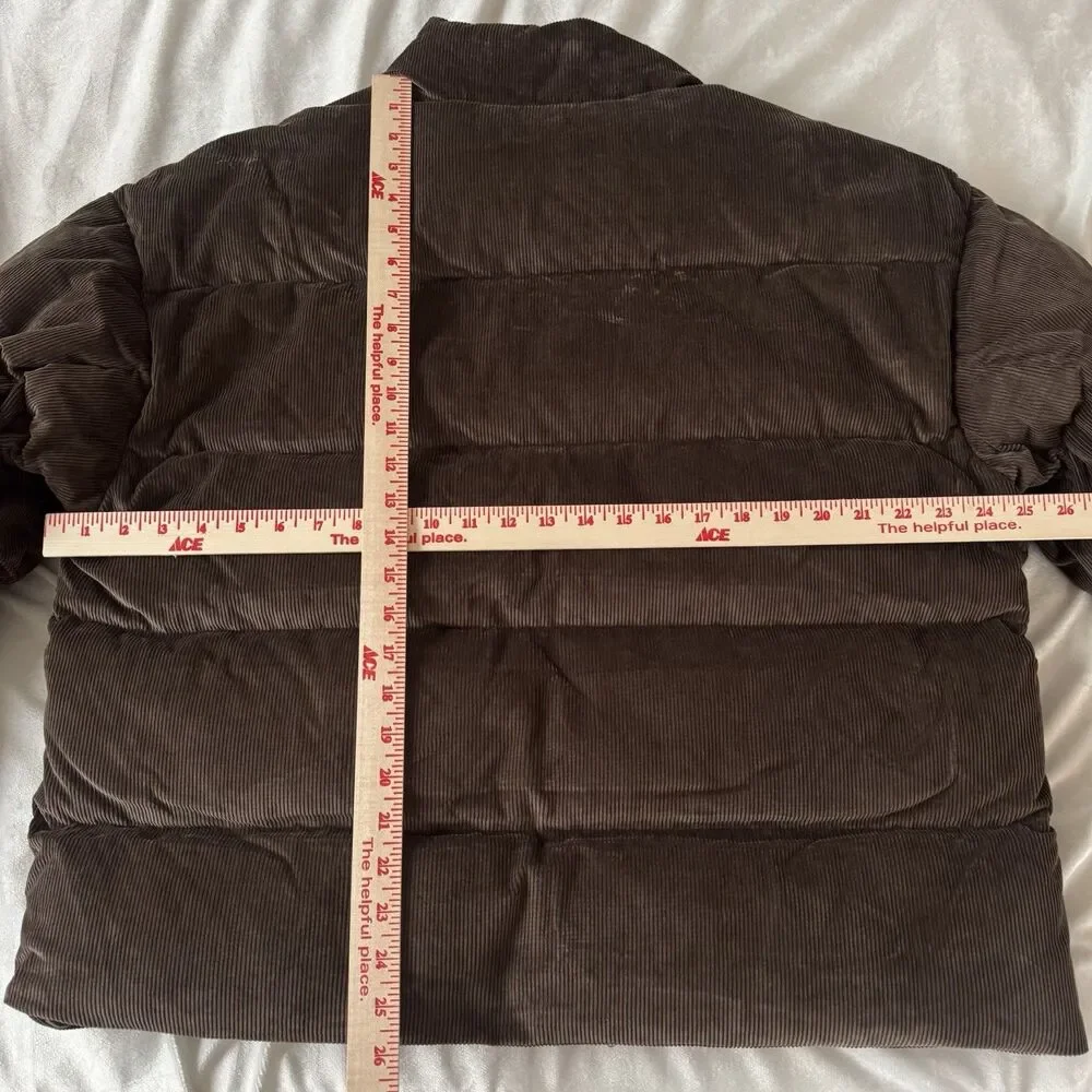 Air Jordan Flight Corduroy Down Puffer Jacket Brown